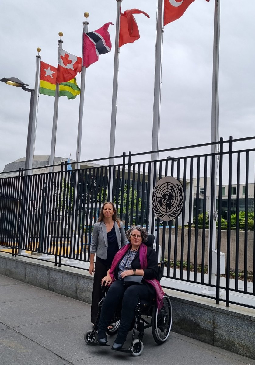 Er i NY med <a href="/SifHolst/">Sif Holst</a>, dansk kandidat til #uncrpd. Med Sif i komitéen får FN og Danmark en stærk stemme med stor erfaring fra handicapbevægelsen #LeaveNoOneBehind.