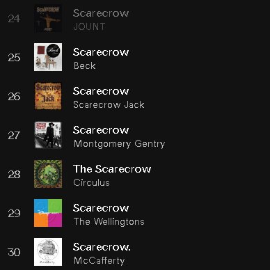 DailyScarecrows's tweet photo. I recommend giving these songs a listen. I tend to have many of these on repeat most of the time. :) https://t.co/DDuqMiJ0oc