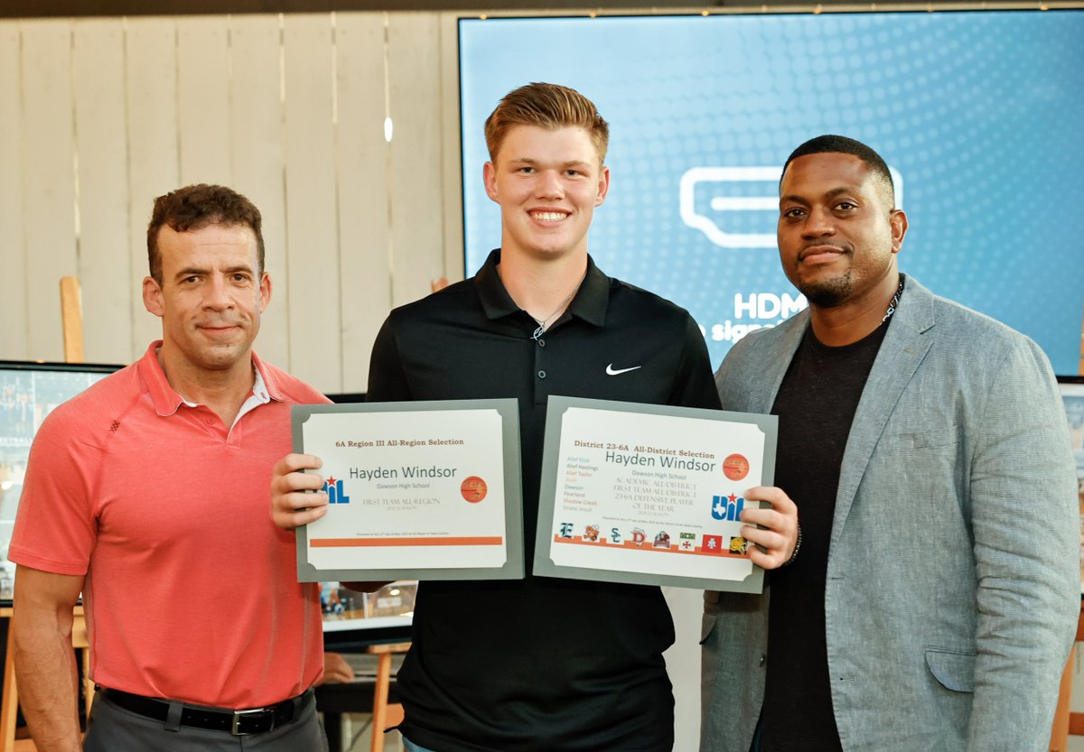 Dawson Basketball (@dawsonhoops) on Twitter photo <a href="/hayden_windsor/">Hayden Windsor</a> is one of the most decorated Eagles ever!
โ
3x 23-6A First Team All-District
โ
3x 23-6A All-Academic Team
โ
1x Team Offensive POY
โ
2x Team MVP Awards
๐2022 23-6A Defensive POY
๐2022 Region 3 First Team All-Region
#GreatCareer #MrDoItAll #DawsonHoopBanquet2022 <a href="/hayden_windsor/">Hayden Windsor</a> is one of the most decorated Eagles ever!
โ
3x 23-6A First Team All-District
โ
3x 23-6A All-Academic Team
โ
1x Team Offensive POY
โ
2x Team MVP Awards
๐2022 23-6A Defensive POY
๐2022 Region 3 First Team All-Region
#GreatCareer #MrDoItAll #DawsonHoopBanquet2022