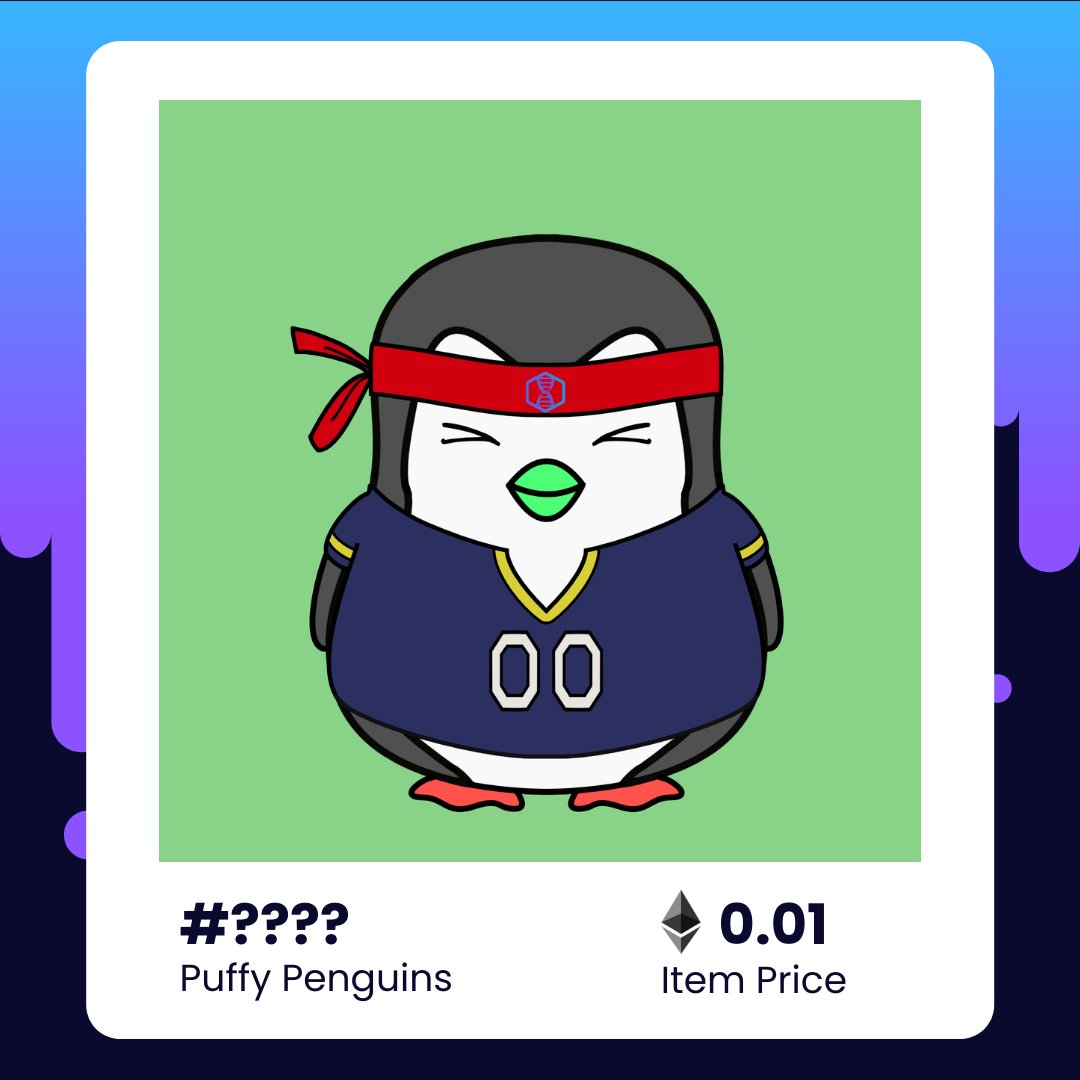 creations_dna's tweet photo. Puffy Penguins

1️⃣ st Generation Collection
📆 Mint date: May??
💰 Mint Price: 0.01 ETH
📦 Supply: 3333 with 133 Traits
🟣 Network: #Polygon $MATIC https://t.co/wafyYIVDUI