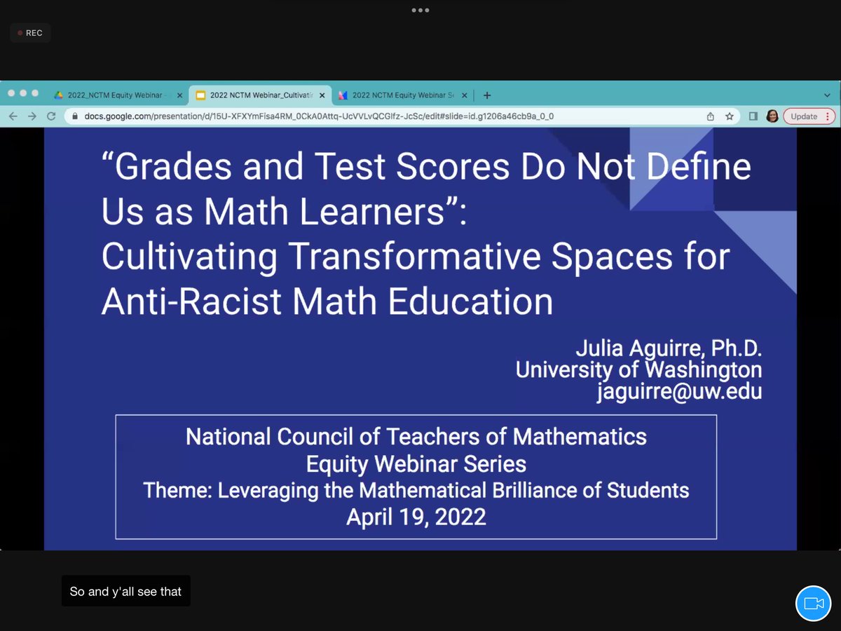 camats10's tweet photo. Check out this session on the @NCTM website Professional Development Past Recordings April 19 Equity Webinar Series #NCTMPD Grades and Test Score Do Not Define Us as Math Learners by @JuliaAguirre23 How do I know weβve succeeded? @camats10 Open to all. https://t.co/Khli2qzaCx