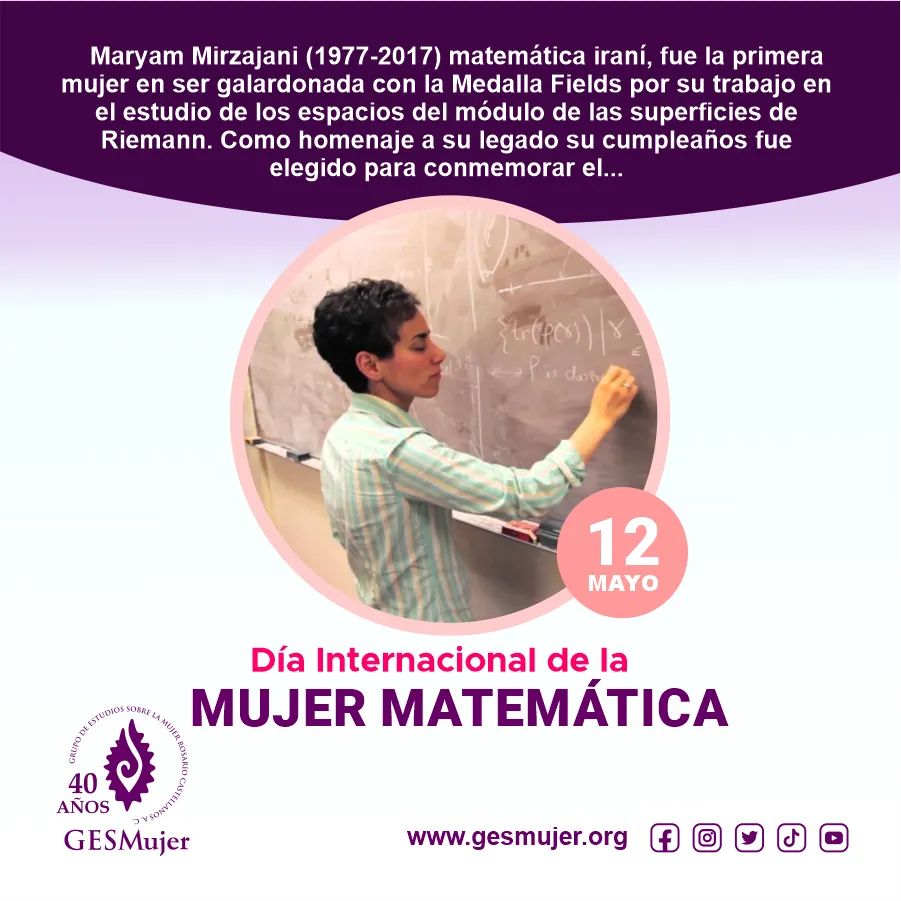 GES_Mujer's tweet photo. Porque todas sumamos, sigamos inspirando.

#GESMujer 💜💚#MujeresHaciendoHistoria #diainternacionaldelamujermatemática https://t.co/I4jyfvkXVC