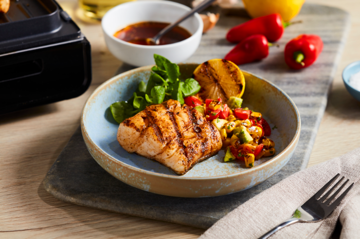 GForemanGrill's tweet photo. Fancy some perfectly grilled Blackened Cod with Avocado and Sweetcorn Salsa?
 
 Go on… give it a go! https://t.co/3tq6MN8lZt