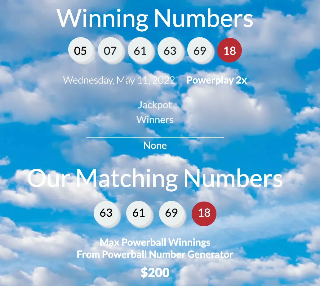 Matching numbers once again.  Don't let FOMO happen to you.  https://t.co/kIcP2q6gwA
#powerball #quickpick #palottery #NCLottery #NYLottery #IWonTheOHLottery #sdlottery #TNLottery #TexasLottery #ImaginationsUnite #LotsOfPeopleWin #FOMO #SomethingIsBetterThanNothing #CALottery https://t.co/SWZg14lEAq