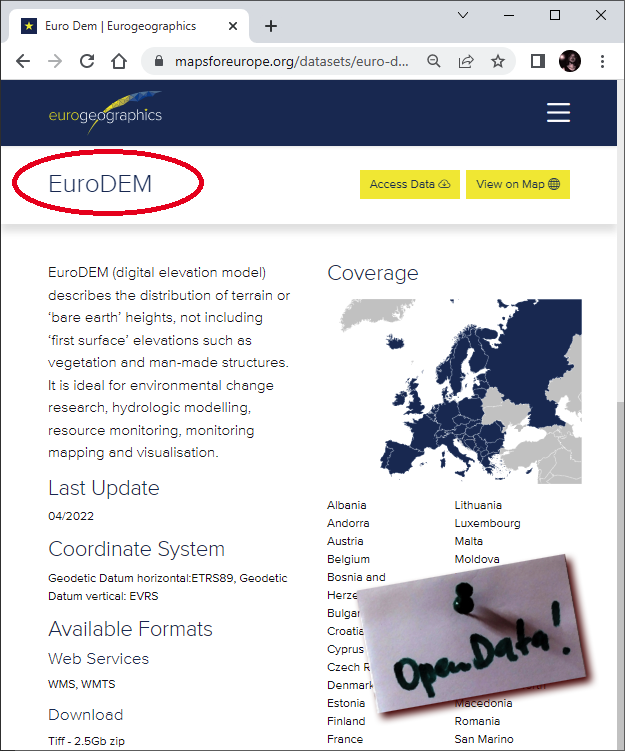 geoObserver_'s tweet photo. EuroDEM is Open Data https://t.co/FRl4plOvoi #eurodem #mapsforeurope #openmapsforeurope #opendata #open #data #qgis #switch2qgis #gistribe #fossgis #foss4g #opensource #spatial #geospatial #gis #geo #geoObserver https://t.co/OVoD81IG60