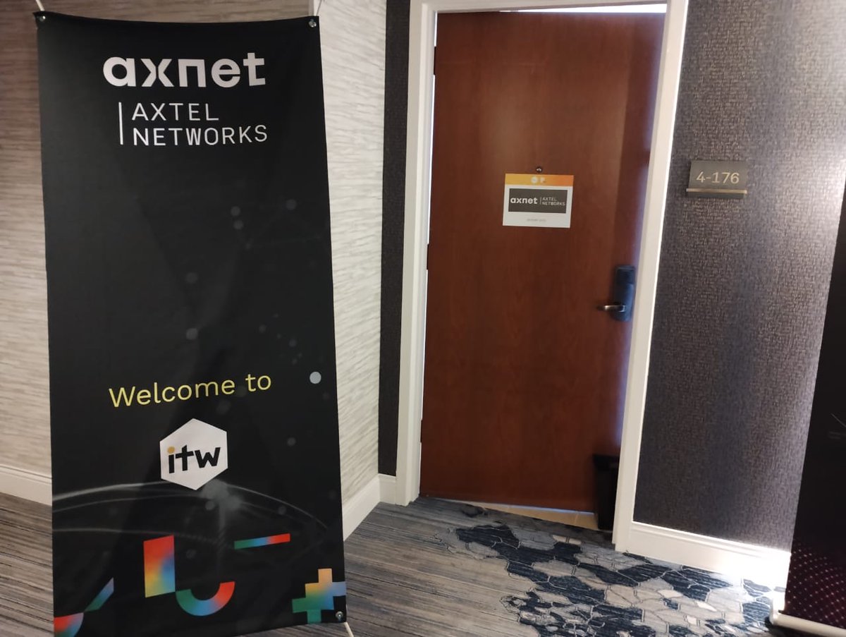 AxtelNetworks's tweet photo. We are waiting for you! Meet us in suite 4-176 and let’s talk about our #DataCenterConnect and #Fiber proposal.
#ITW2022 #KeepingTheWorldConnected https://t.co/MpeANXgKVW