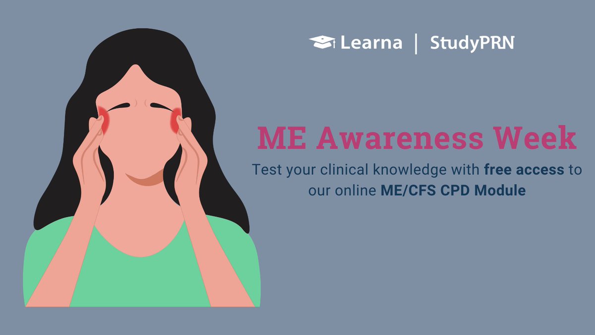 StudyPRN's tweet photo. For #MEAwarenessWeek, we're providing free access to our ME/CFS CPD Module in order to improve clinical knowledge, understanding and management of the condition 👉 https://t.co/LiRVCCuA82
@actionforme @MEAssociation @DoctorsWithME
#MEAwarenessWeek2022 #MEAwareness #MECFS https://t.co/0k5xKcVmnW