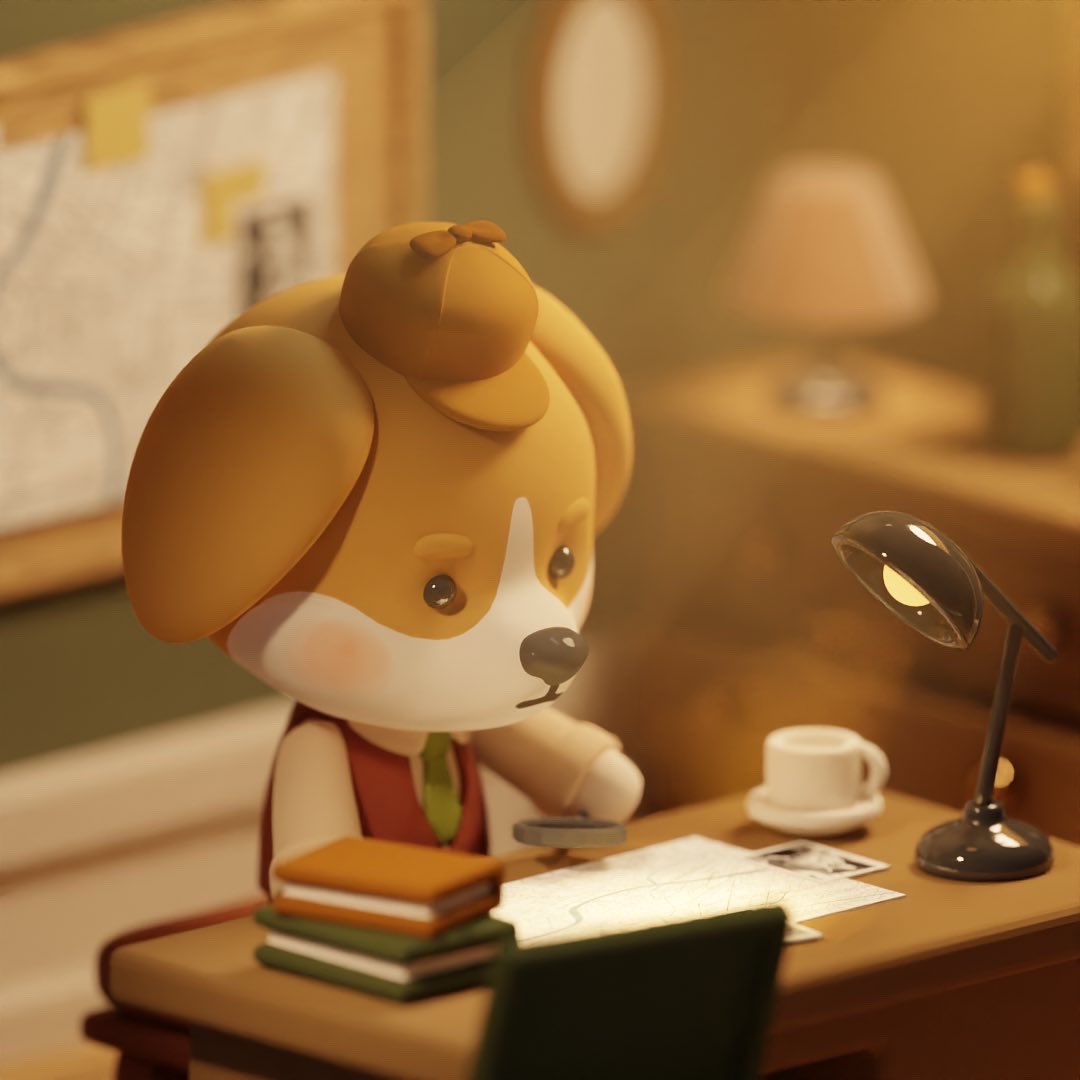 poyofview's tweet photo. Dogtective 🐶
#blender #b3d #3DCG #3Danimation #3dmodeling https://t.co/QrgaKQZYgf