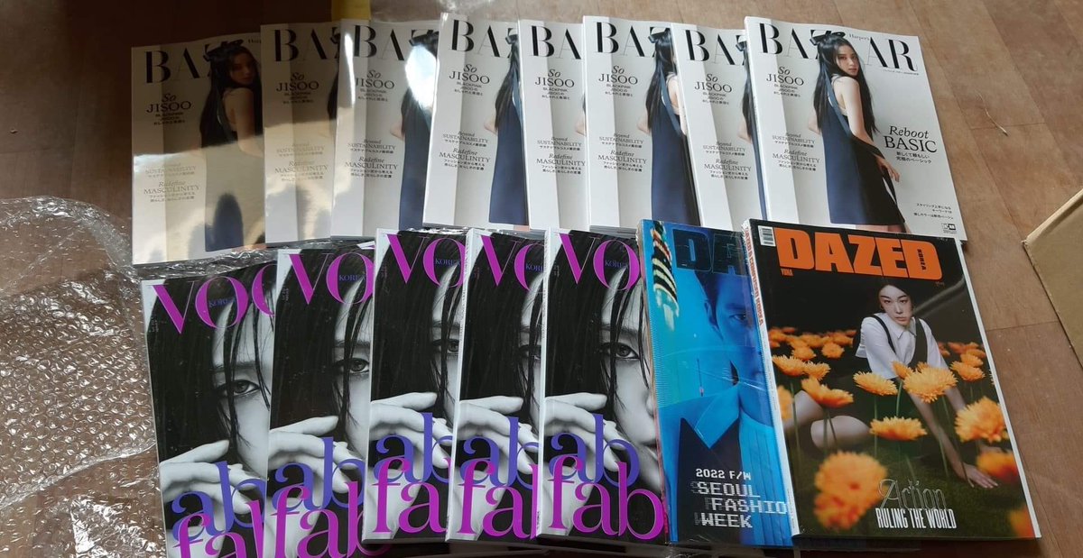 KimJisooPh_'s tweet photo. Jisoo merchandise updates:
✨ Jisoo Dazed Magazine
✨ Jisoo Vogue Magazine
✨ Snowdrop Album
Status 🟰 in transit
We are expecting to receive all our items on the 3rd to 4th week of May 2022.
#JISOO #BLACKPINK #SNOWDROP https://t.co/NBWJ3i7yrp