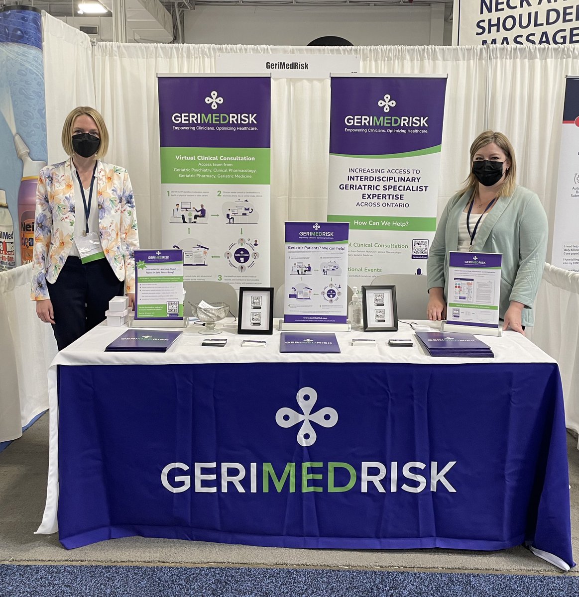 It’s been great connecting with #primarycare clinicians at the Pri-Med Canada conference about #geriatrics, #medication management and #educational resources. Visit #GeriMedRisk at booth 312 and say hello if you are attending! @yandan74 @lindsay_a_cox