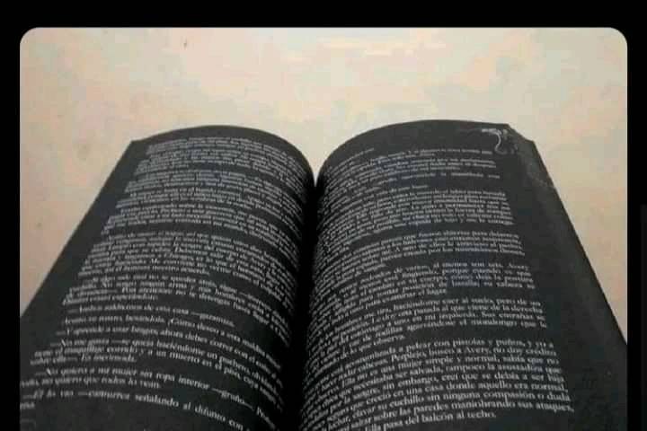 MlnhasHistorias's tweet photo. O modo escuro chegou nos livros físicos, leriam um livro assim? https://t.co/V3cd9WR3RW