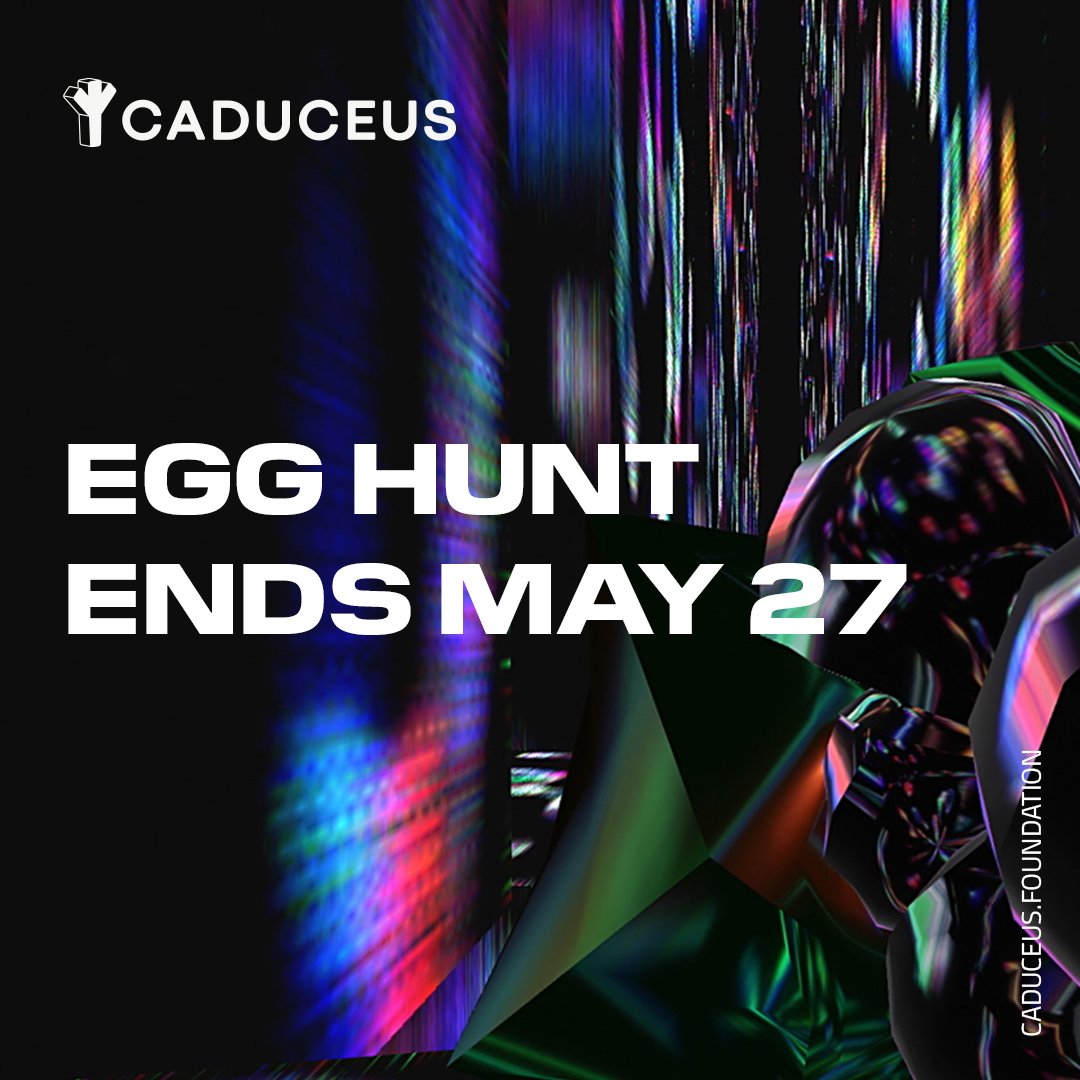 Caduceus_CAD's tweet photo. It’s official! 

The #Caduceus egg hunt ends Friday 27th May. You have 15 days to find as many logos as you can 🕵️‍♂️

Head to https://t.co/09ptw2arOM to enter and submit your answers!

Good luck cadets!

(Don't forget, there's 500,000 $CMP up for grabs!🤑) 

#caduceusegghunt https://t.co/r1Mc7kiCJj