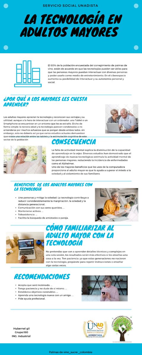 GilHubernel's tweet photo. Les invito a visualizar e interactuar en el presente recurso digital, referente al Uso de tecnología en adultos mayores @ArgoteSimanca @ElOIRdelaRegion https://t.co/d7GTYSJy7u