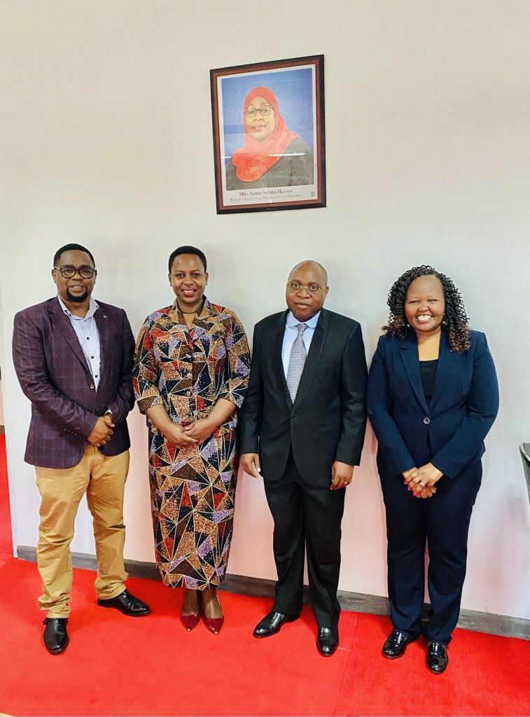 neemalugangira's tweet photo. We had a great discussion on advancing human rights #Tanzania I got a deeper understanding of Universal Periodic Review #UPR to all UN Member States. Thank you Hon. Minister Dr. Ndumbaro @Sheria_Katiba; @OlengurumwaO of @THRDCOALITION and Catherine of @OHCHR_EARO. #10YrsOfTHRDC https://t.co/OrRT1gJsqc