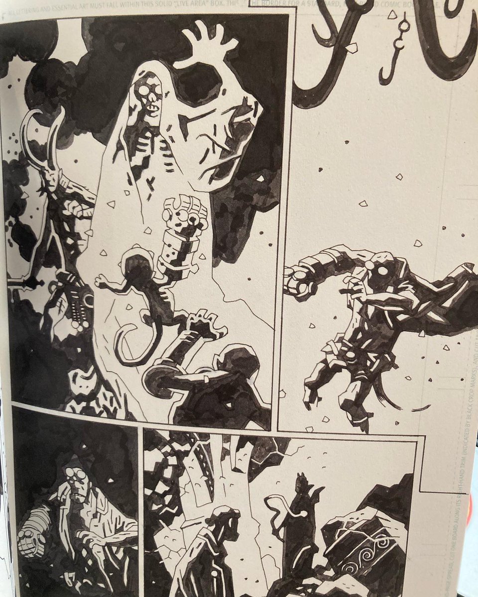 strangeadventrz's tweet photo. If you missed out on the Artist Edition of #hellboyinhell, donβt worryβyou can still enjoy those sweet hi-res scans of #mikemignolaβs original art in the new smaller, more affordable HELLBOY IN HELL Artisan Edition from #idwpublishing ($53.99 CDN), on sale now! https://t.co/UN9YdXTDZ3
