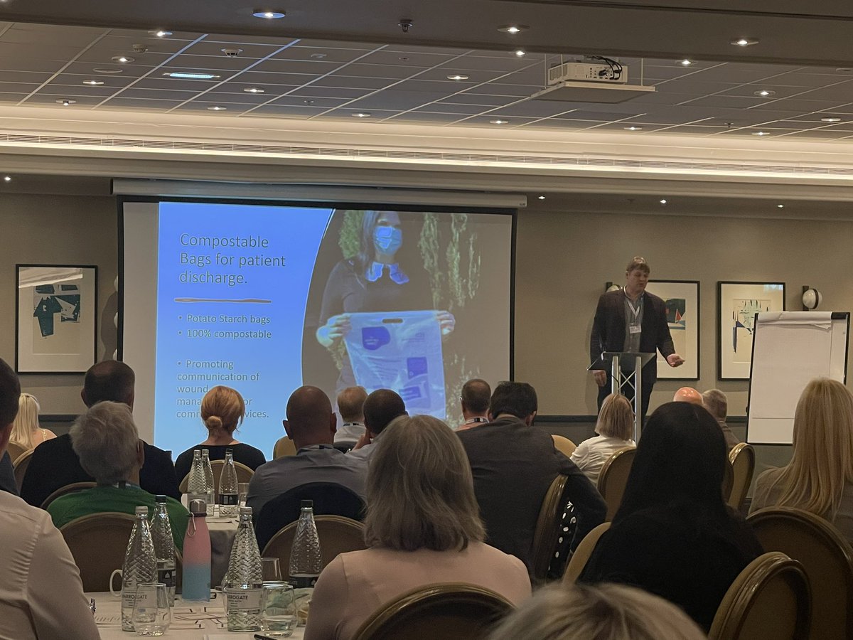 Enjoying the Trust spotlight sessions at the <a href="/NorthEastSDN/">Skills Development Network North East</a> conference. <a href="/nursemansam/">Nursemansam</a> updating delegates on the <a href="/SouthTees/">South Tees Hospitals</a> sustainability journey. #procurement  #sustainabiltiy