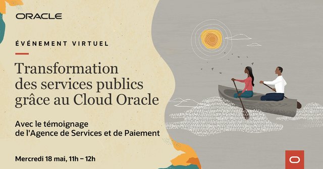 InesMiel's tweet photo. 🎙️ Comment l'Agence de Services et de Paiment a modernisé son S.I avec @OracleCloud ? #OracleCloud@Customer🎥 RDV 18/05 - 11h00 Inscription 👇 https://t.co/mj0z9thUHa https://t.co/8oVdiaiRly