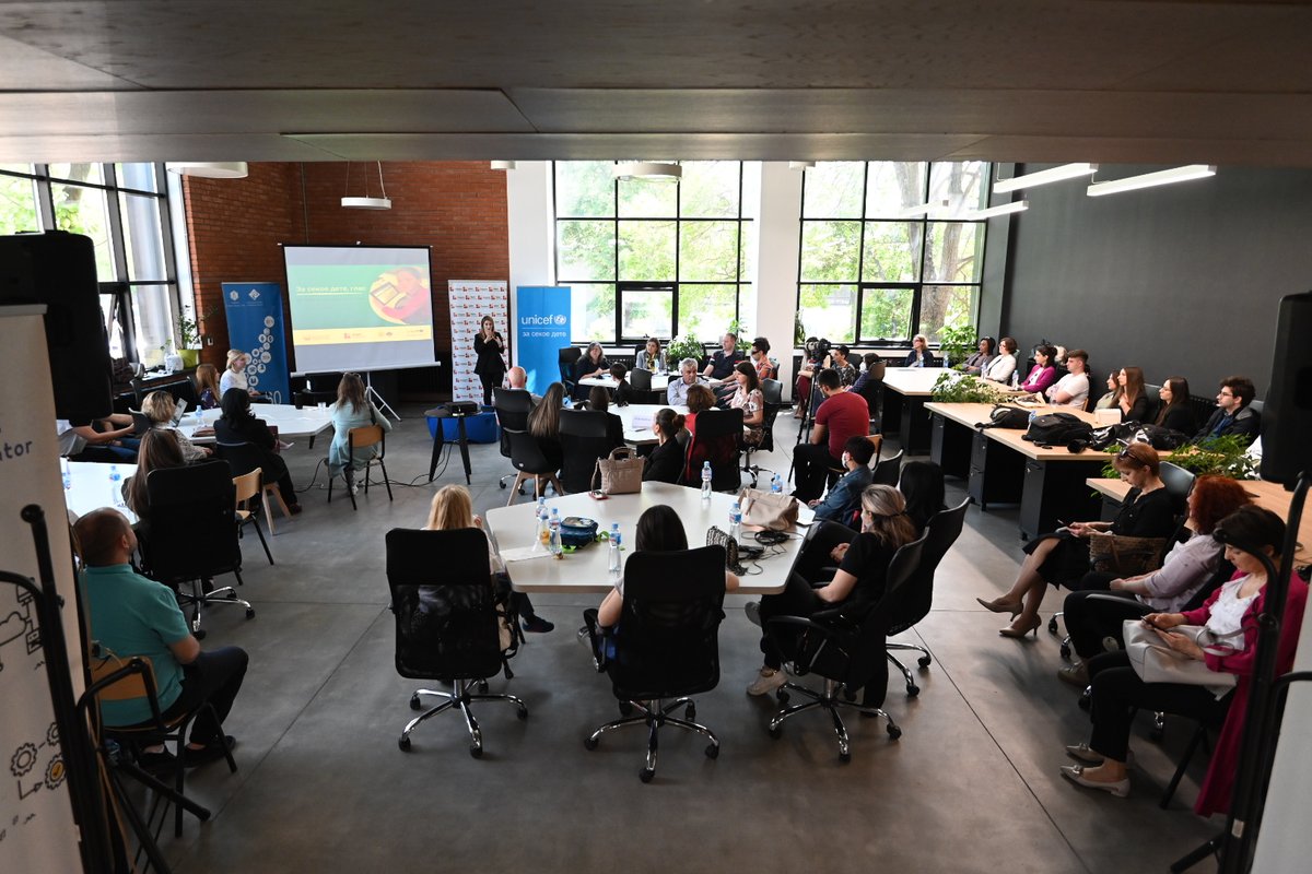 UNICEFMK's tweet photo. UNICEF and partners launched today localized versions of #Cboard - free digital application and #AssistiveTech tool developed to support children facing communication difficulties, speech and language impairments.⬇️📲 from Google Play or https://t.co/coeNqX6kfl https://t.co/YW8ojiMjSk