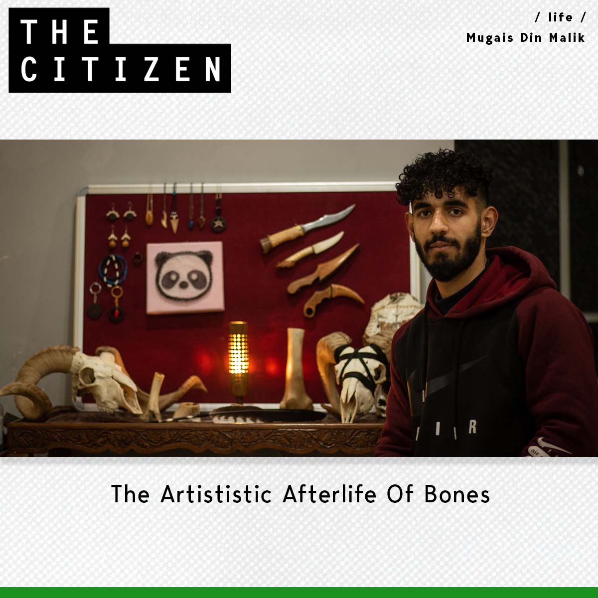 TheCitizen_in's tweet photo. Aziz ur Rehaman is one of the few who are carrying on the tradition of bone crafting that is said to have originated in the area.
#AzizUrRehaman #KashmiriCraftsman #HandcraftedJewellery #Gulabbagh #BoneCrafting https://t.co/JuDUG0Ioj2