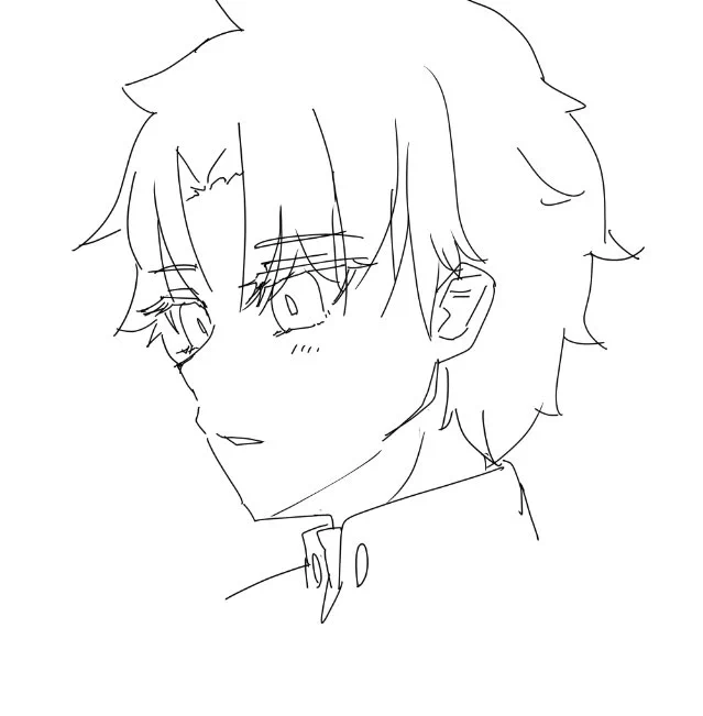 (これでもすごい頑張ってイケメンになるように描いているんですよと訴えている顔) 
