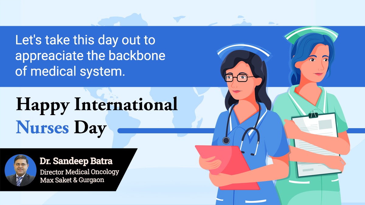 YOURONCOLOGIST's tweet photo. Nurses truly are the center of our system. Wishing them all a very happy Nurses Day!

#CancerHarega #NursesDay #InternationalNursesDay  #InternationalNursesDay2022 #cancer #cancers #healthcare #health https://t.co/B96bYPYqRS