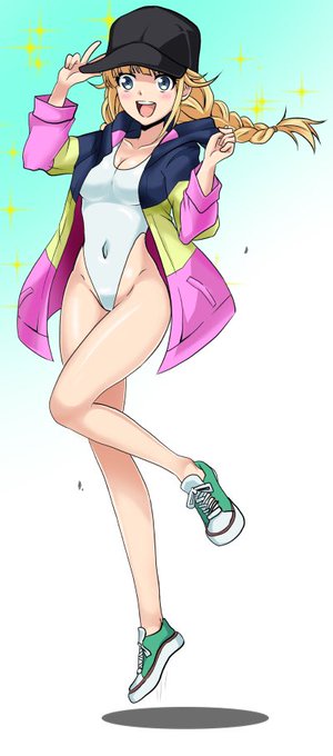 全身入りじゃい!_(:3」z)_お胸を少しナーフしまして立派なハイグレピーポー英子さんになりました 