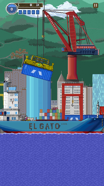 El_GatoPanzon's tweet photo. I showed a lot of footage of Boatload on PC, but it's actually a Mobile-first game! #BoatloadGame #indiegames #indiedev #gamedev #GodotEngine #pixelart https://t.co/V9scylLlOl