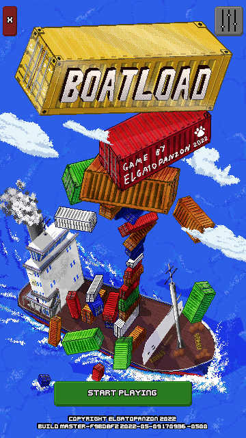 El_GatoPanzon's tweet photo. I showed a lot of footage of Boatload on PC, but it's actually a Mobile-first game! #BoatloadGame #indiegames #indiedev #gamedev #GodotEngine #pixelart https://t.co/V9scylLlOl