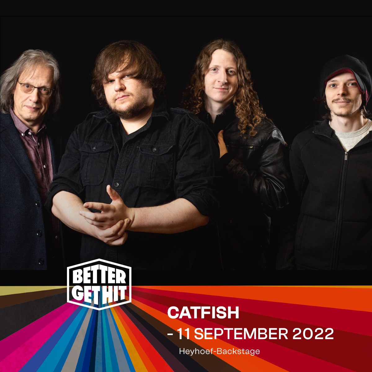 #BEVESTIGD
‘Hailing all the way from the south of England…’ Dit is Catfish!
De Britse bluesrockband staat op 11 september op Better Get Hit. Iets minder leuk nieuws: Catfish vervangt Leif de Leeuw Band. Dit betekent dat de band helaas niet van de partij zal zijn.