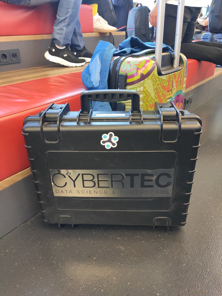 maxh182's tweet photo. @ascherbaum #pgconfde always a challenge to get our Patroni cluster through the security check. https://t.co/i1a6CaUbZM