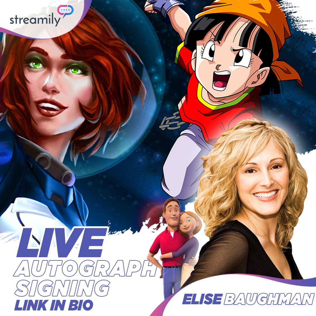 AdventuresAnime's tweet photo. I’m so excited to be teaming up w/ @StreamilyLive for a LIVE autograph signing on 5/21 at 12pm PDT/2pm CDT!
I’ll be LIVE on my IG & if you want a picture or pin go to my store and get one!
https://t.co/U3I1eI1hXx
#DGBT #DBZ #dragonballz #voiceofpan #livestream #events https://t.co/Qtimqinhbj