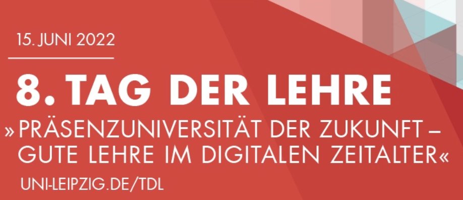 Sich Zeit nehmen, um über wichtige Fragen des Lehrens und Lernens mit anderen Interessierten zu diskutieren: Das geht beim 8. #TagDerLehre der <a href="/UniLeipzig/">UNIVERSITÄT LEIPZIG</a> am 15.06.2022!

Die Anmeldung ist ab sofort geöffnet. Wir freuen uns auf Ihre Beteiligung!

uni-leipzig.de/universitaet/a…