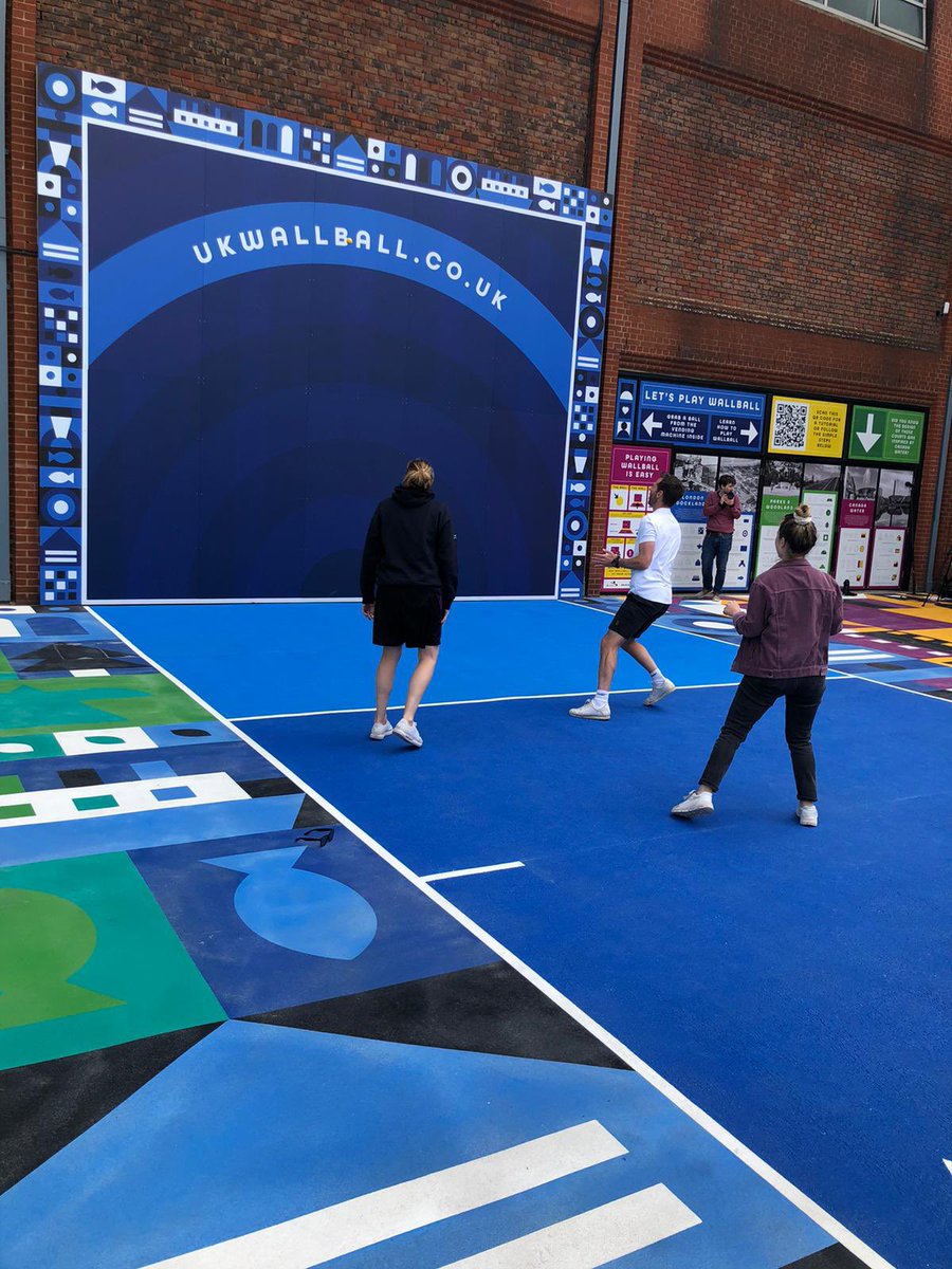 JamesGregs11's tweet image. Great to see this brand new Doorstep Sport space - massive congratulations to @ukwallball for building this #ActiveEnvironment for local people &amp;amp; schools to use - for Wallball but also for other urban sports - @yostreetzone @OlympiaBoxing @Spikeball @Go_Spike @thegg3x3