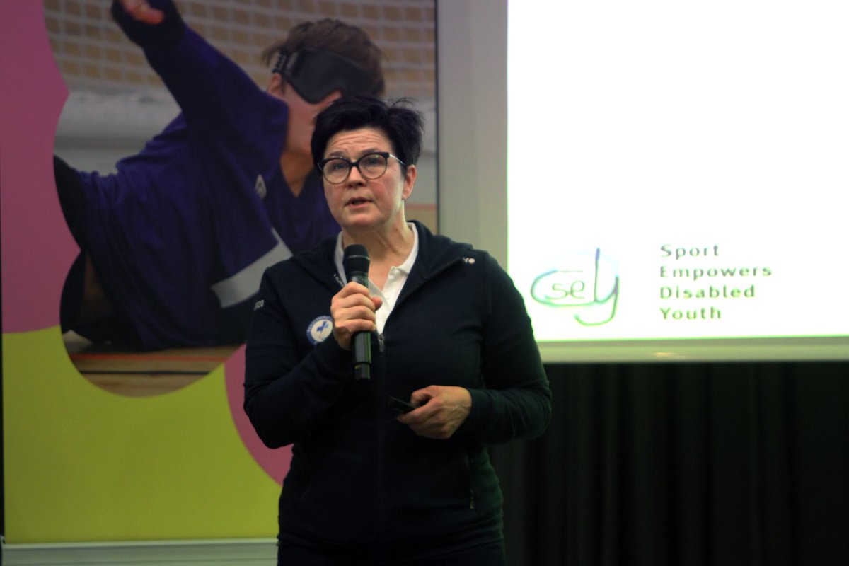 aija_saari's tweet photo. Had an opportunity to report @SEDYproject findings & present the #InclusionStatement video for youth sports profs and youth with disabilities in our national multiplier event @FinnParalympic
Positive feedback👏👏👏
📷Jasmin Koskinen https://t.co/PqMentg7Di