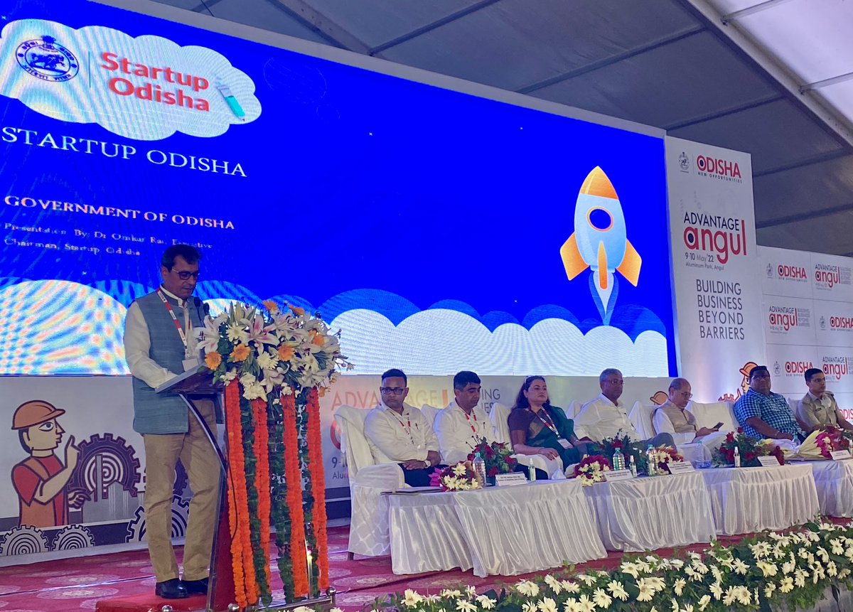 startup_odisha's tweet photo. @Omkar_Raii ,Executive Chairman, Startup Odisha addressing at #AdvantageAngul conducted by @angul_dm.Dr. Omkar Rai gave a brief presentation about the budding ecosystem in the state &amp; How Startup Odisha has been pivotal in nurturing innovation &amp; entrepreneurship across the state. https://t.co/ow57iEqXoo