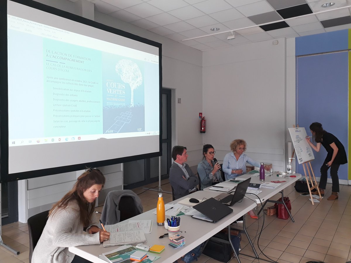 graine_pdl's tweet photo. 📢👥 Aujourd'hui pour la 15ème édition des #ADDT, organisée par le #CPIE Logne et Grand Lieu et l'UR CPIE Pays de la Loire, en partenariat avec la région @paysdelaloire, le GRAINE animait un atelier thématique "Formations des élus : ressources, contacts et perspectives" https://t.co/mqNqlaAH45