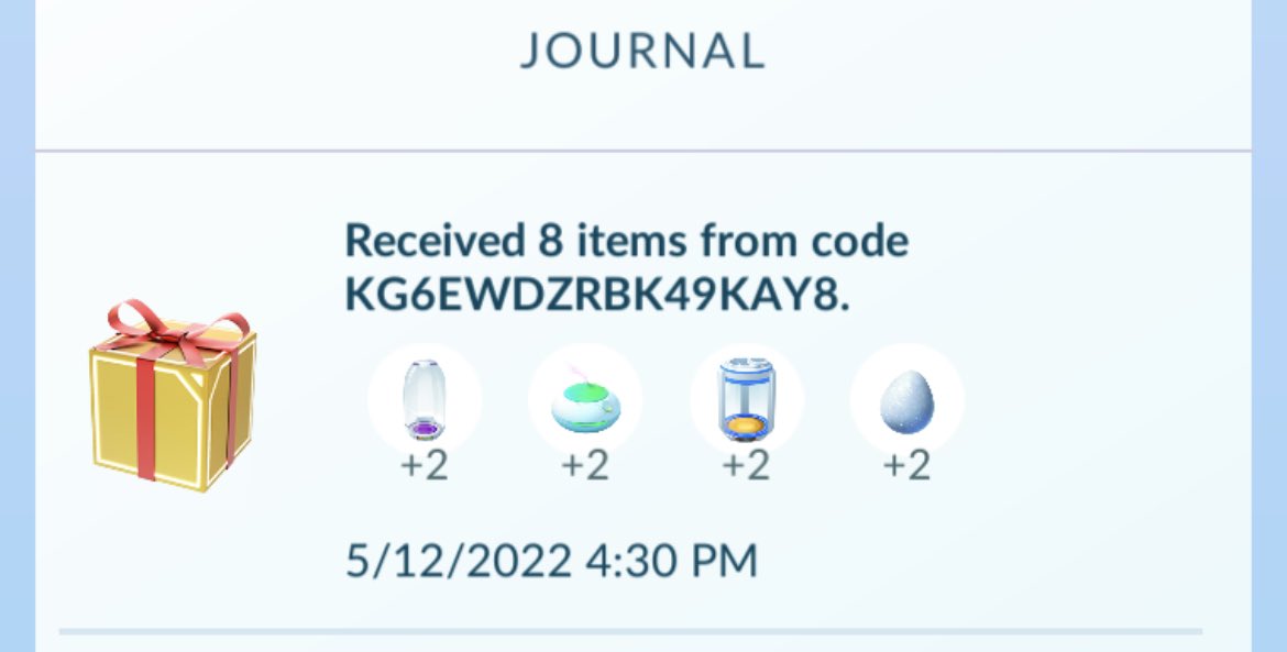 Couple of Gaming on X: All 4 #PokemonGOFest2020 promo codes, redeem them  before they expire! 🎁 UWJ4PFY623R5X 9FC4SN7K5DAJ6 MQE4PFNYVRM6M  5PTHMZ3AZM5QC #PokemonGO  / X