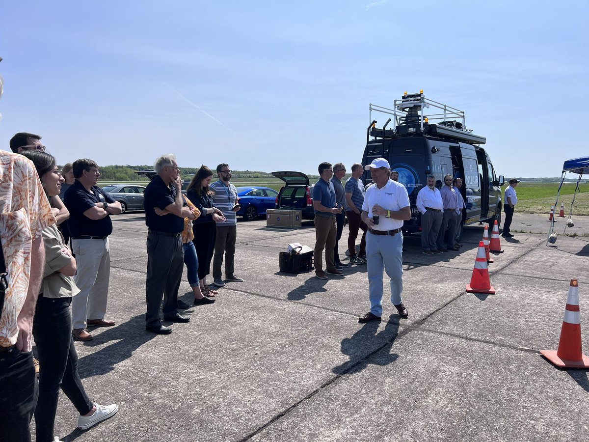 GENIUSNYProgram's tweet photo. What an amazing day for a test demo for #AirialRobotics! We’re here at the FAA UAS New York Test Site operated by @NUAIR https://t.co/e2YcELvvvS
