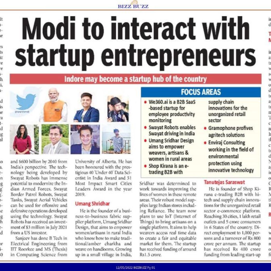 Gramophone_Ag's tweet photo. We are very delighted for getting featured among top 6 startups who are getting the chance to interact with Honourable Prime Minister @narendramodi ji !

#meetup #gramophone https://t.co/soWrBoosmD