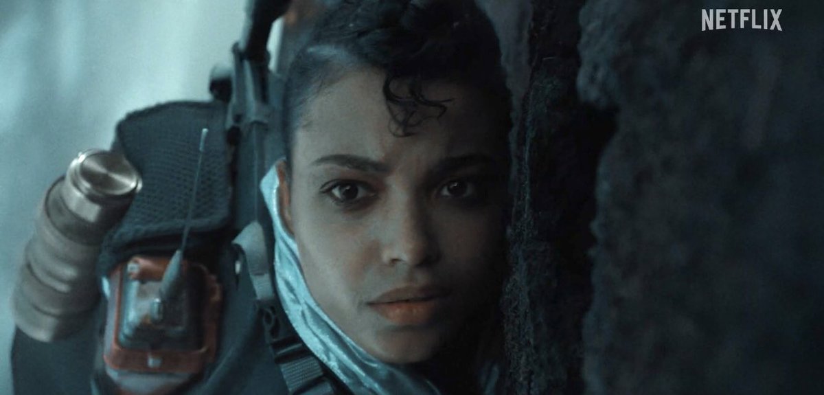 sucrilhal's tweet photo. ELLA BALINSKA NATION RISE! #residentevil #netflix https://t.co/Q2Nn1ALK25