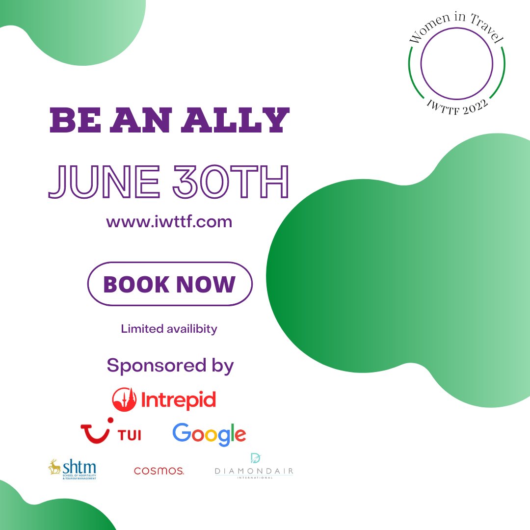 The first Male Allyship Network was launched at IWTTF 21. At this year's event we will hear from some of the mentors & mentees on the programme to learn what they have gained & learned. Book now at iwttf.com #WomeninTravel #IWTTF #IWTTF2022 #allyship #mentorship