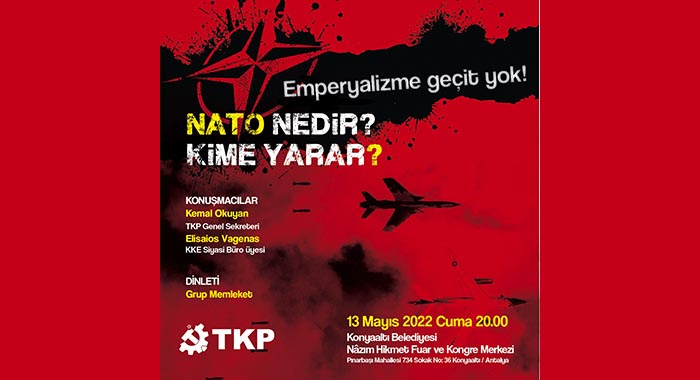 Antalya TKP, Yunanistan Komünist Partisi Heyetini Konuk Edecek: Emperyalizme Geçit Yok
bit.ly/37EJWk5