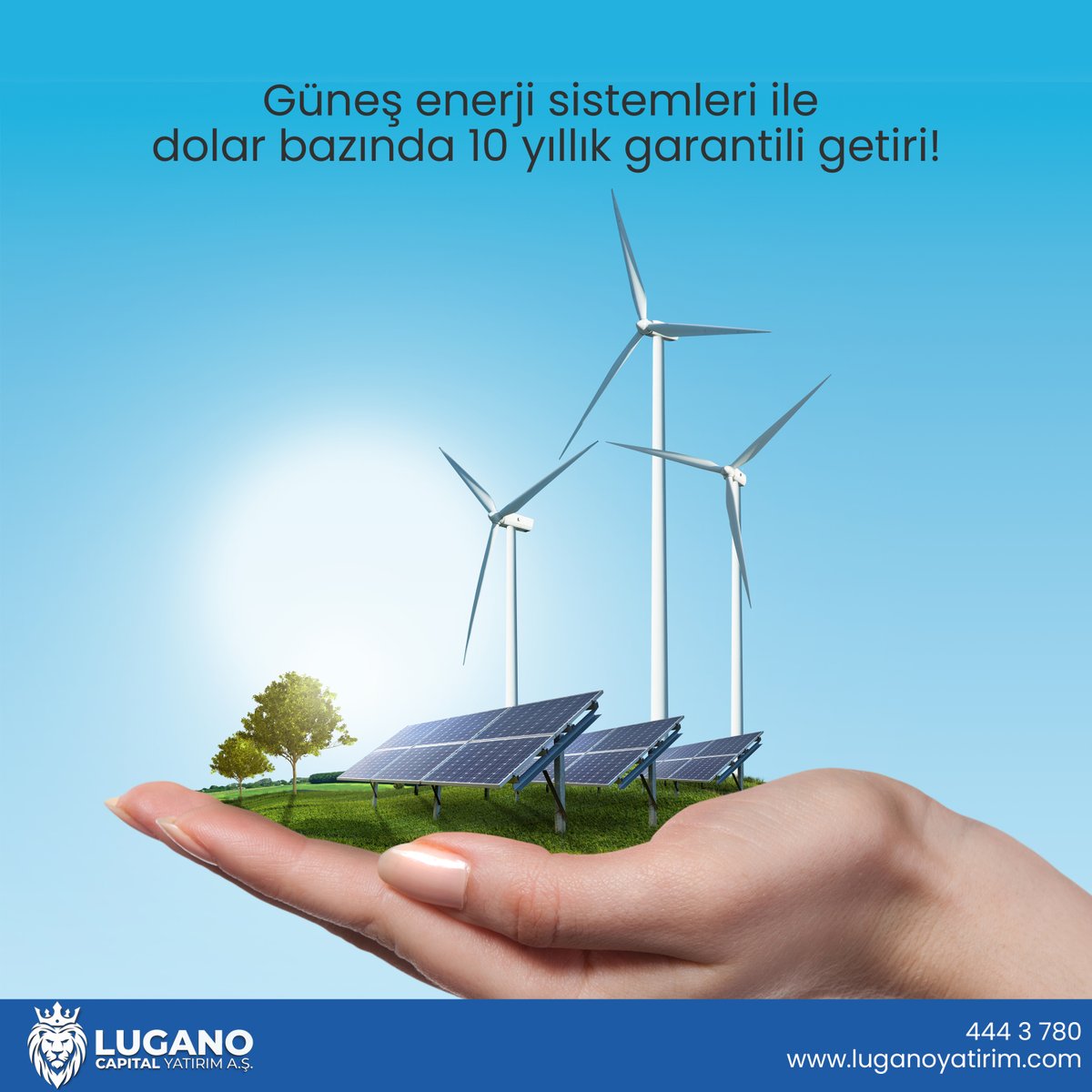 Güneş enerji sistemleri ile dolar bazında 10 yıllık garantili getiri!

Bize Ulaşın:

444 37 80
info@luganoyatirim.com
luganoyatirim.com

#yatırım #güneş #yenilenebilirenerji #ges #güneşenerjisi #güneşenerjisisistemleri #borsa #işdünyası