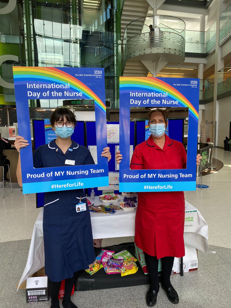 Happy International Nurses Day!! Join us in the atrium at PGH for photos, raffle tickets and goodies! ✨ #MYNursingTeam #MidYorkNHS #HereforLife