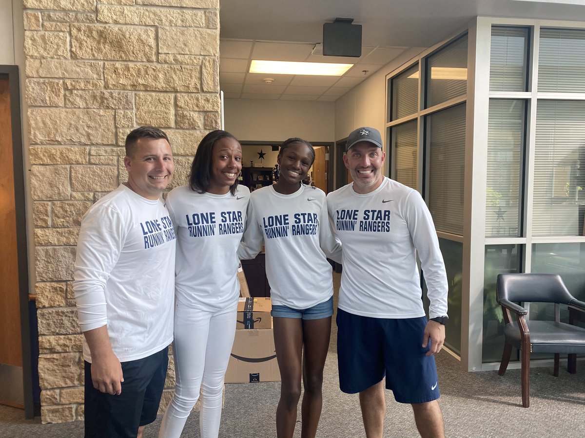 Headed to State after an emotional LSHS sendoff. Hannah Forde (Triple Jump) and Kelis Jules (100H) are ready to showcase their talents in Austin.