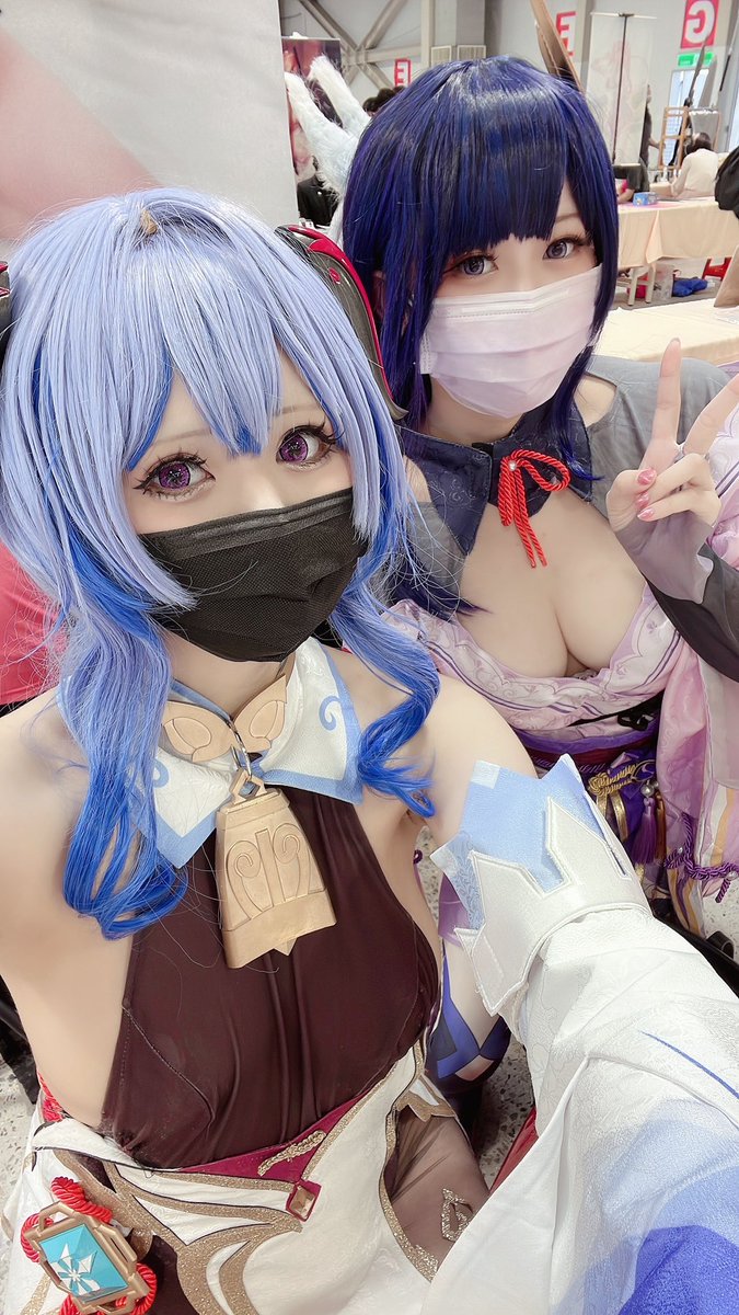 PF36💙💜

#原神 
#Genshinlmpact 
#原神コスプレ 
#Genshin 
#Ganyu 
#雷電将軍 
#甘雨 https://t.co/WekJbkD3Mr