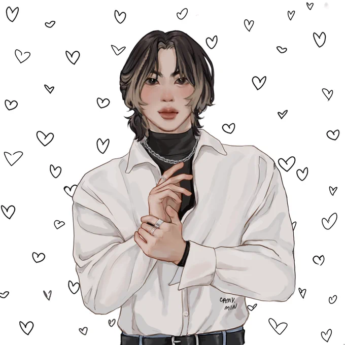 seokjinnie commission for @bangtanangst 🤍🤍 