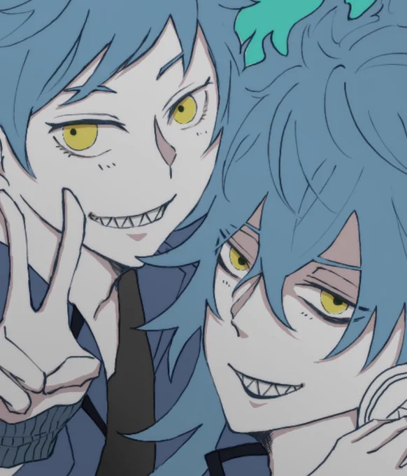 #twstファンアート なかよしシュラ兄弟(注意!生身オル) 