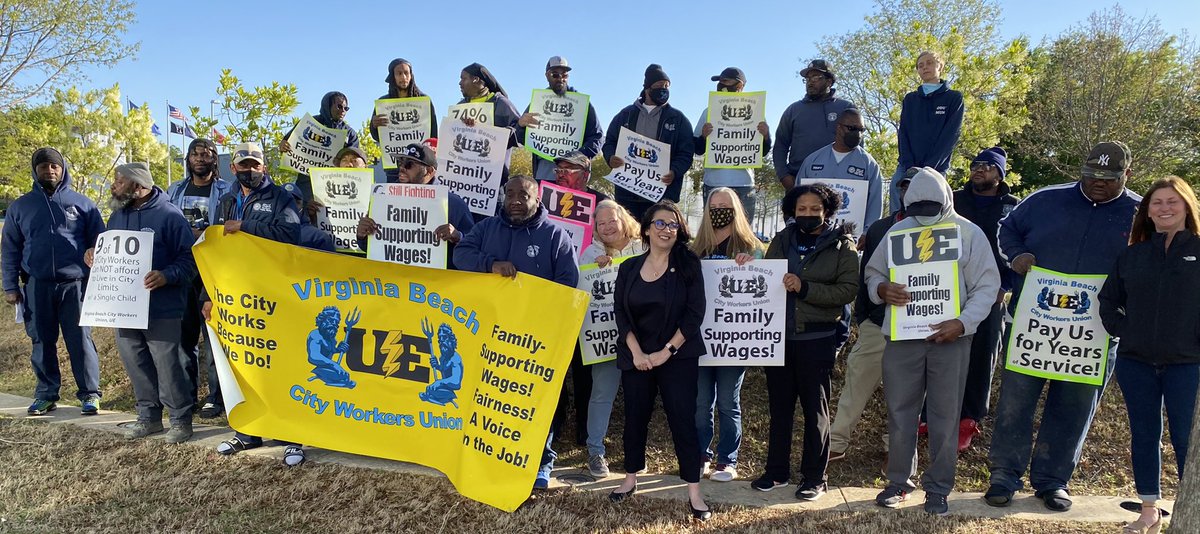 Virginia Beach City Workers Union, UE Local 111 tweet media