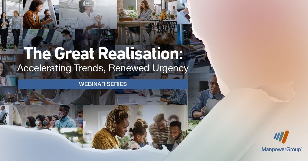 ManpowerUKtoday's tweet photo. Missed our #GreatRealisation webinar on strategic workforce management solutions last week? Catch it on demand here: https://t.co/iymXBjqsdv https://t.co/Yv3rGQCqnO